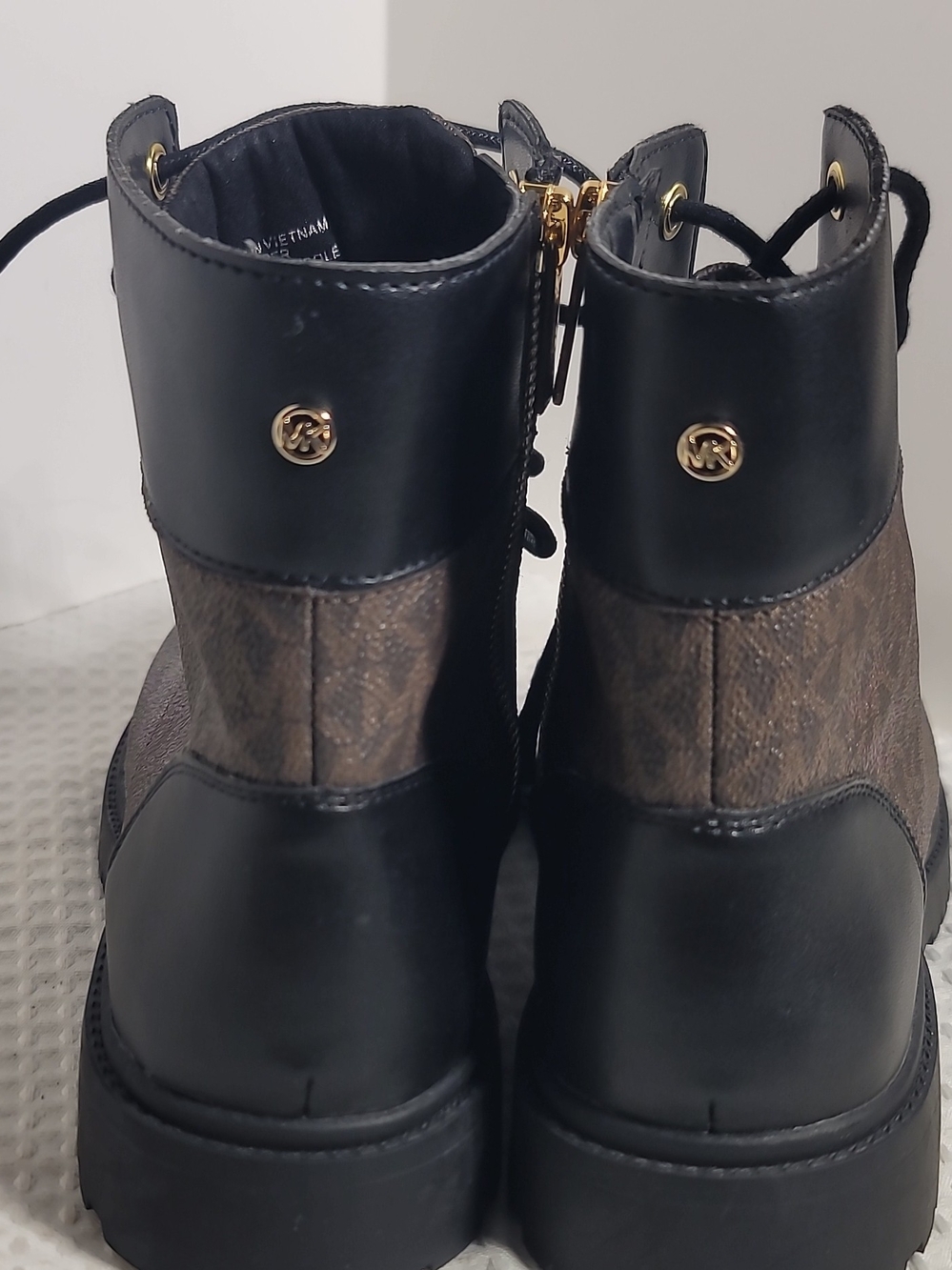 Michael Kors Black Suede Logo Insole Shoe - Picture 4 of 9